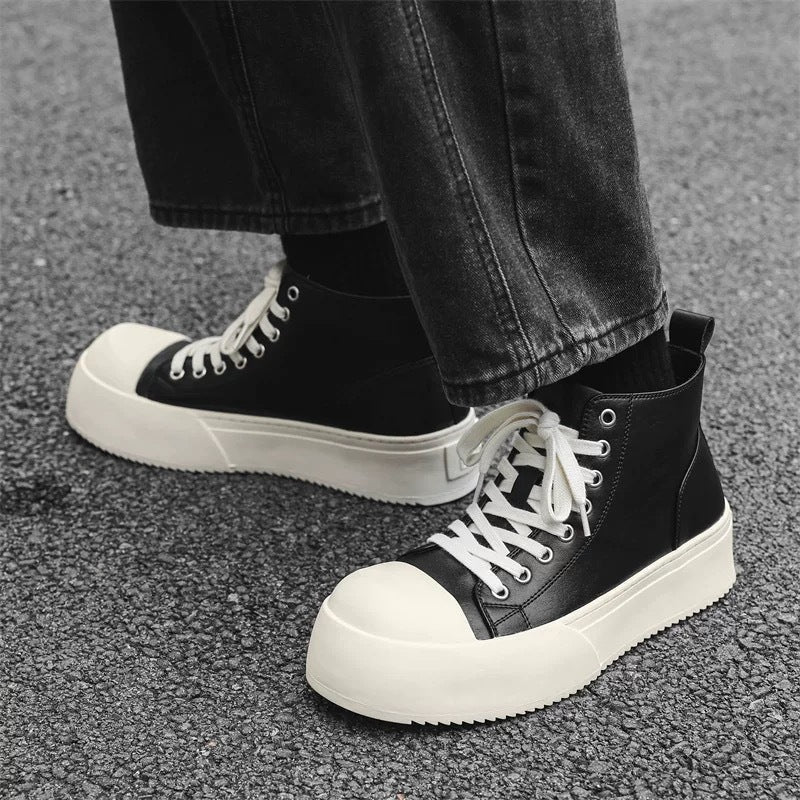 Damen Hohe Sneakers mit modischem Plateau und robustem Obermaterial Echo Archiv