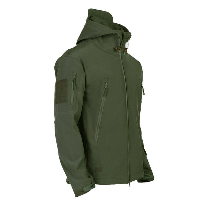 Herren vielseitige Softshelljacke mit abnehmbarer Kapuze Echoarchiv