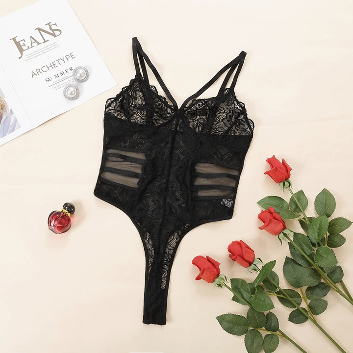 Damen Spitzenbody mit verführerischen Details Echo Archiv