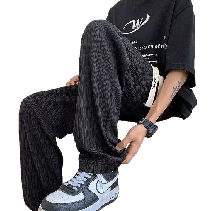 Damen Bequeme und modische Relaxed-Fit Stoffhose Echoarchiv