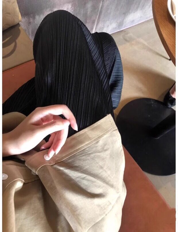 Damen Elegante Plisseehose Echoarchiv
