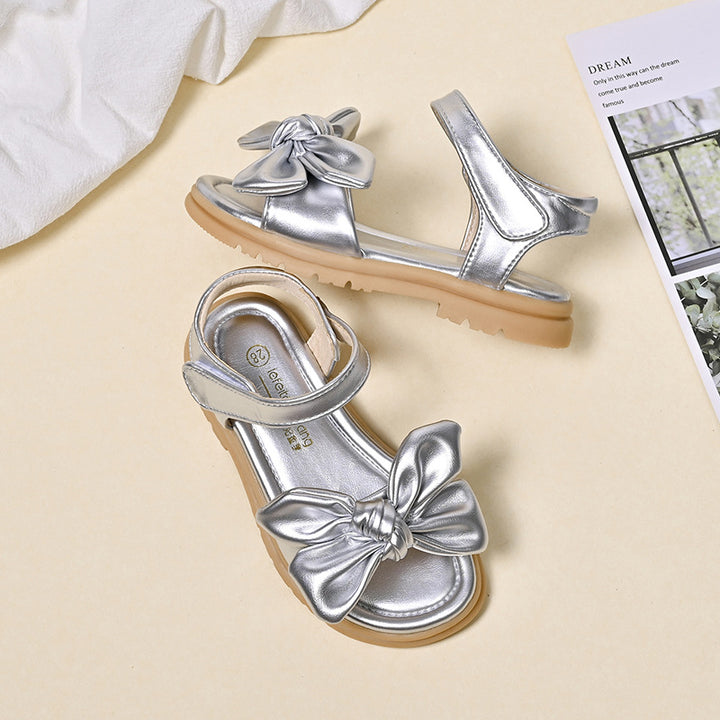 Damen Komfortable Sandalen mit dekorativen Schleifen Echo Archiv