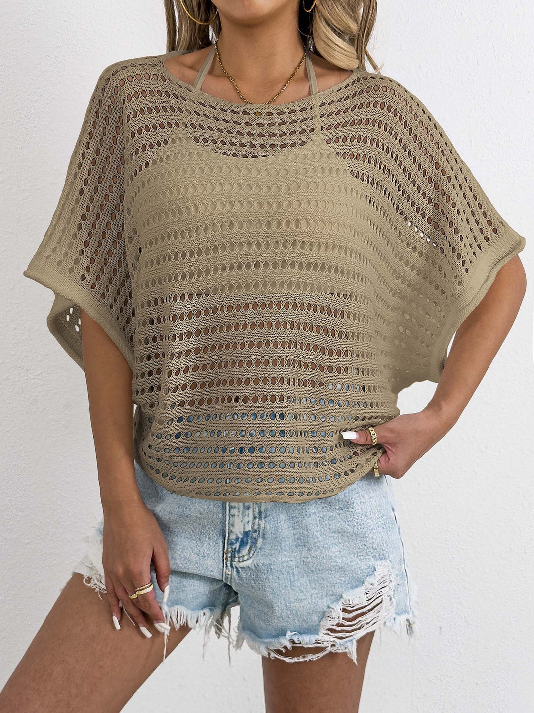Damen luftiges Netz-T-Shirt Echo Archiv