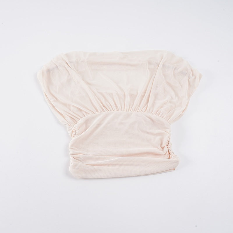 Damen Elegantes Wickeloberteil mit sanften Rüschendetails und komfortablem Schnitt Echo Archiv