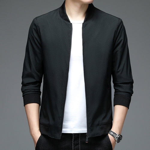 Herren leichte Freizeitjacke mit sportlichem Schnitt und elastischen Bündchen Echoarchiv