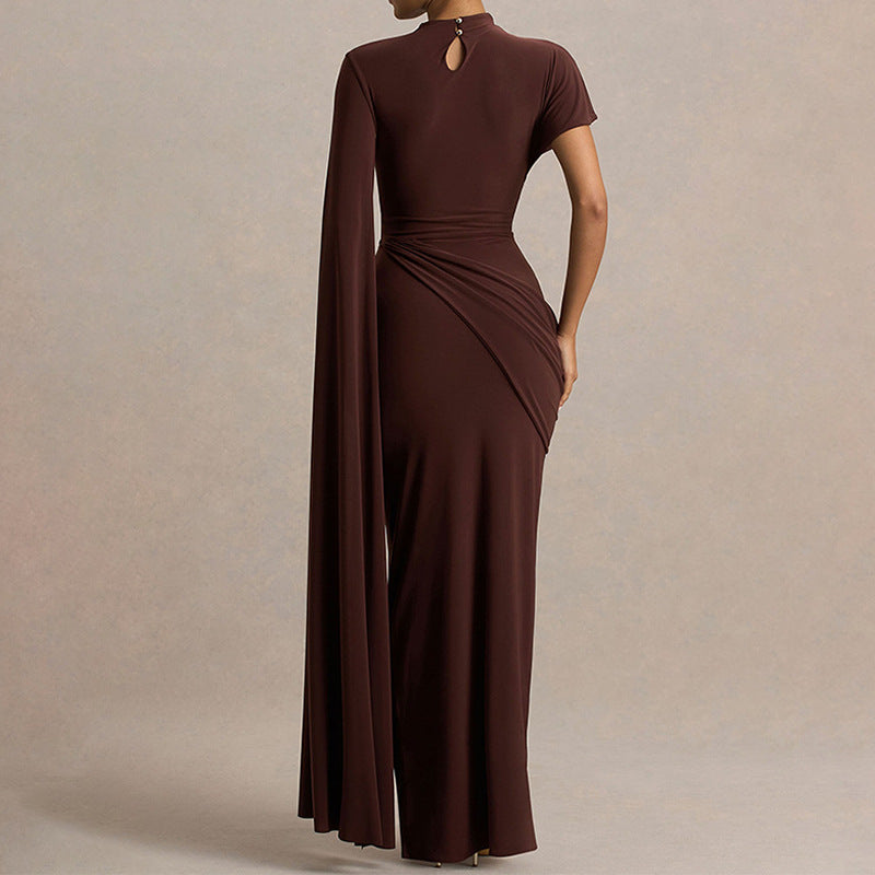 Damen Elegantes Kleid mit einzigartigem Drapierungsdesign Echo Archiv