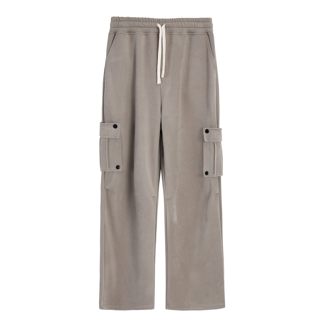 Herren Cargo-Jogginghosen mit seitlichen Taschen und elastischem Bund Echoarchiv