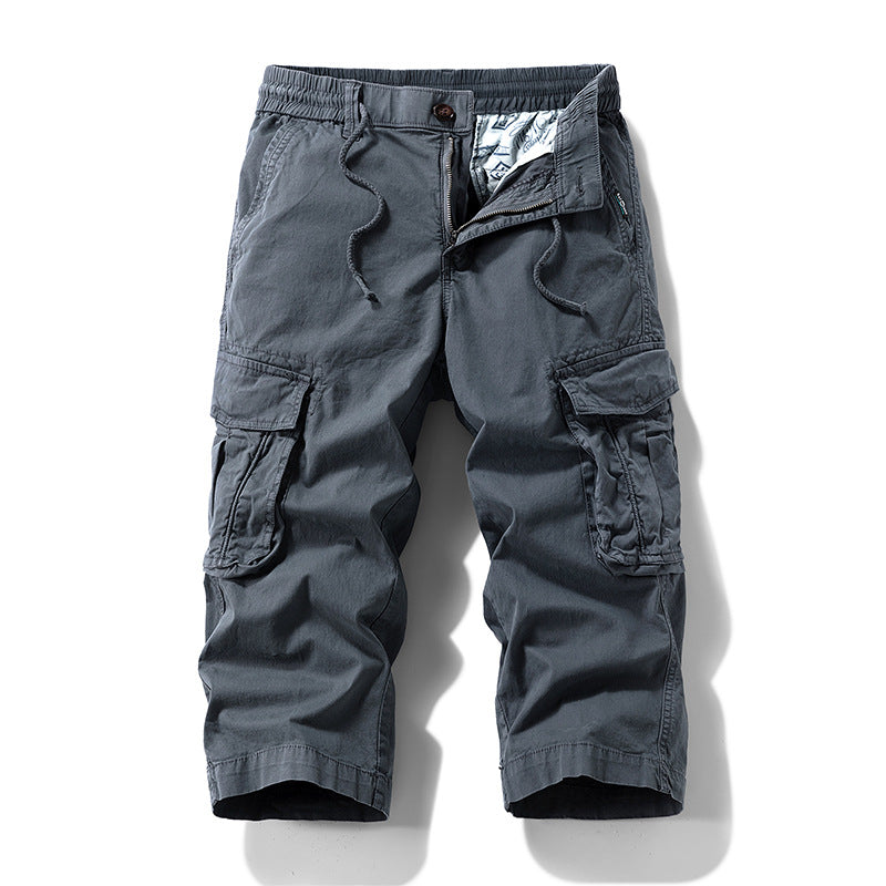 Herren multifunktionale Cargo-Shorts mit elastischem Bund und praktischen Seitentaschen Echoarchiv