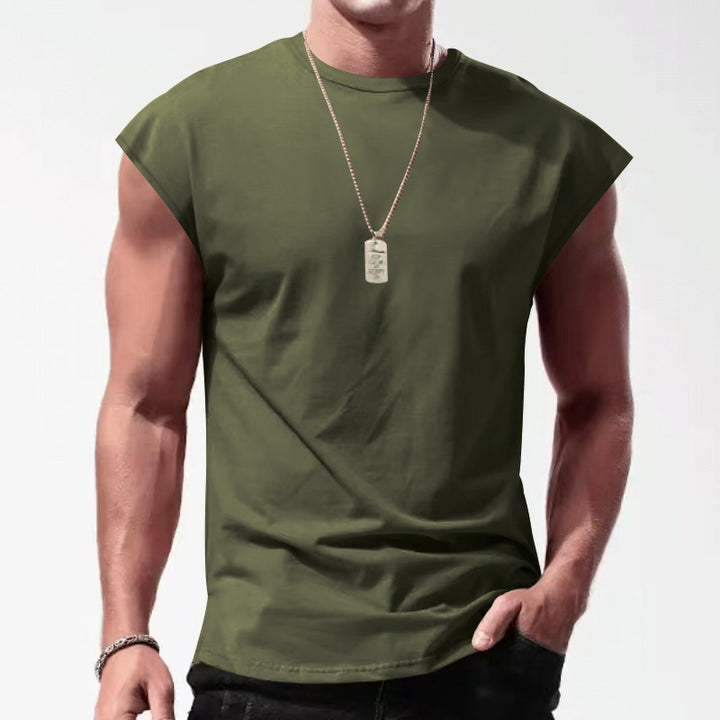 Herren Ärmelloses Sportshirt aus atmungsaktivem Material mit stylischem Design Echoarchiv