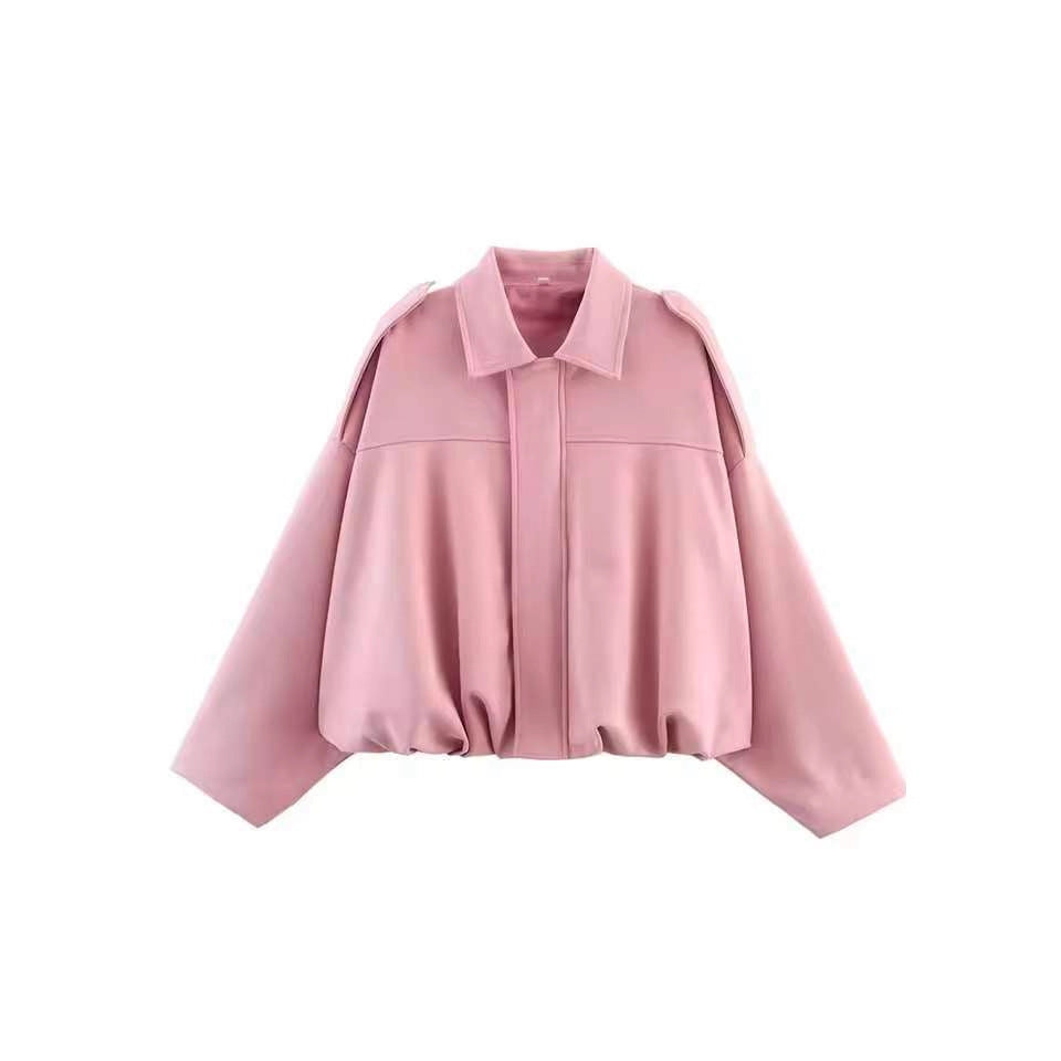 Damen Modische Oversized Jacke Echo Archiv
