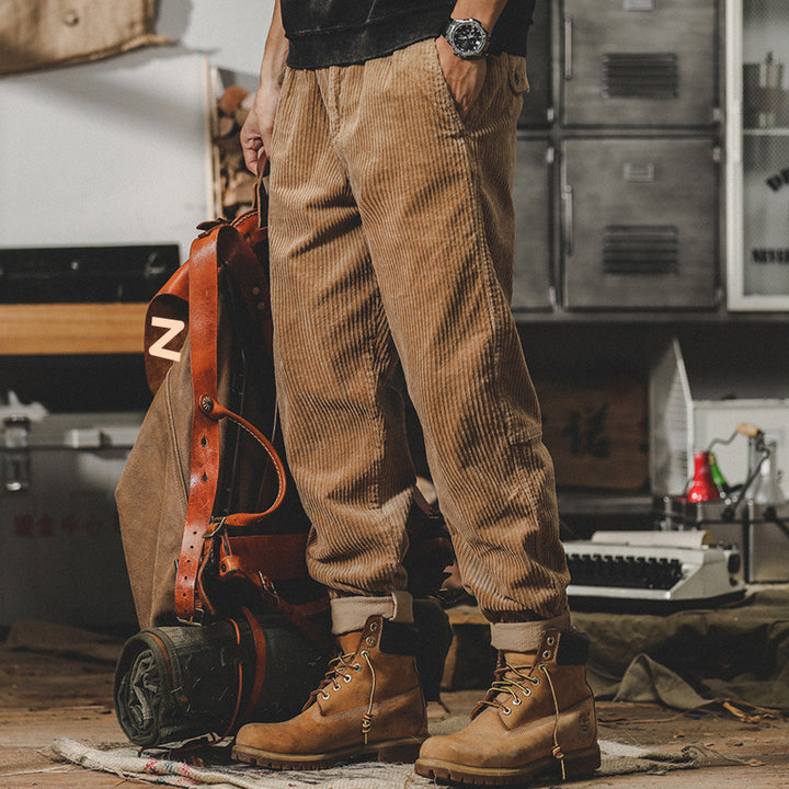 Herren Bequeme Kordhose – Sorevano