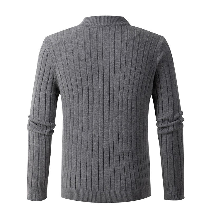 Herren Feinstrickpullover mit Stehkragen Echoarchiv