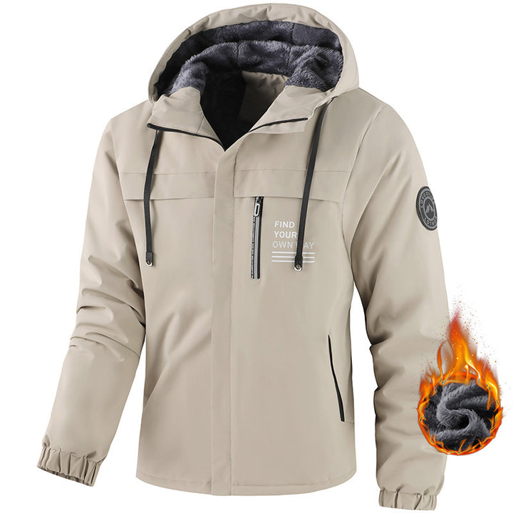Herren Wasserabweisende Fleecejacke Echo Archiv