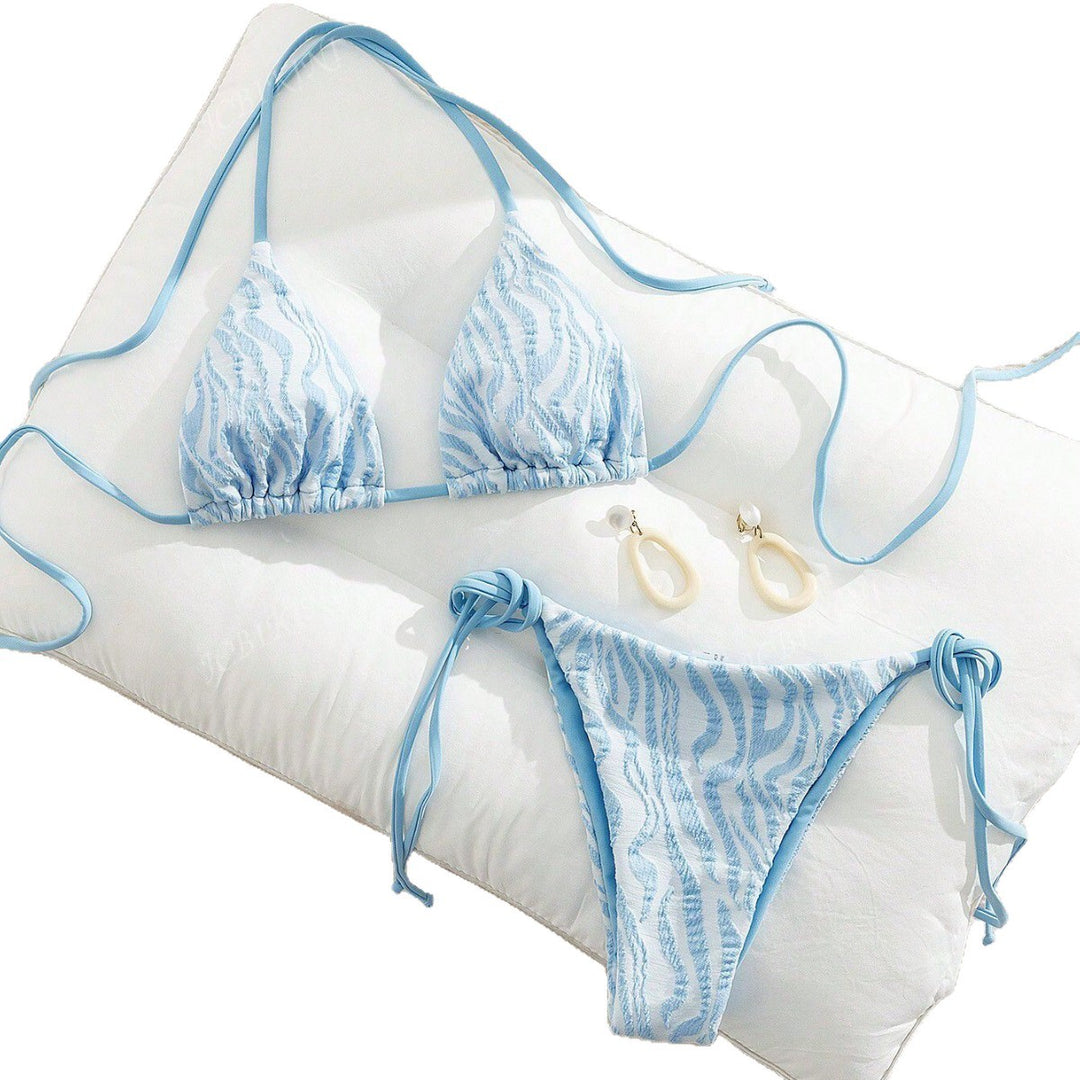 Damen Triangel-Bikini mit stilvollen Knotendetails Echo Archiv