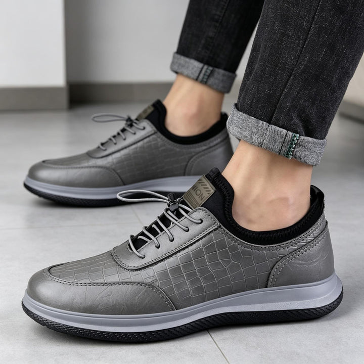 Herren Elegante und stilvolle Leder Sneakers Echoarchiv