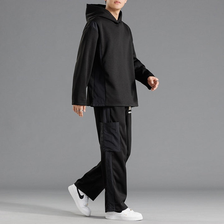 Herren lässiger Hoodie und Jogginghose Set Echoarchiv