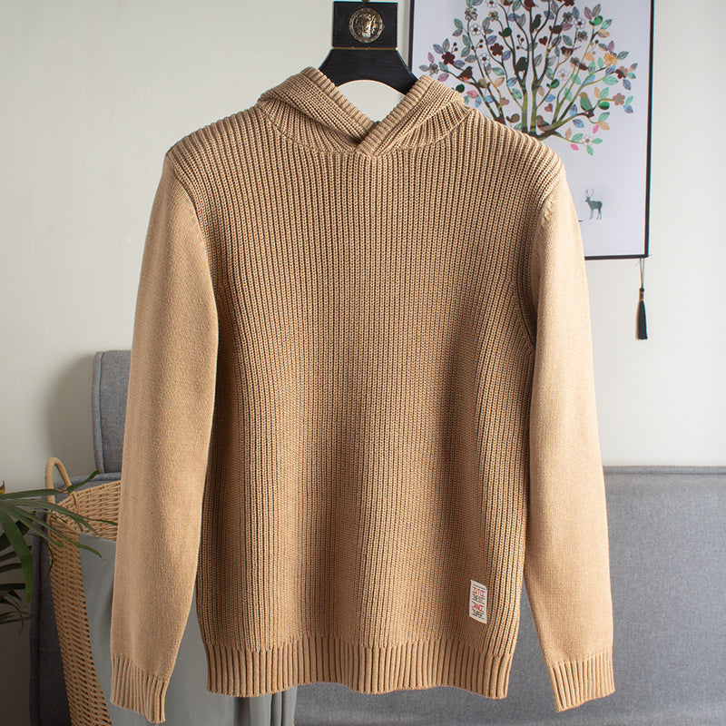 Damen Grobstrickpullover mit Kapuze Echo Archiv