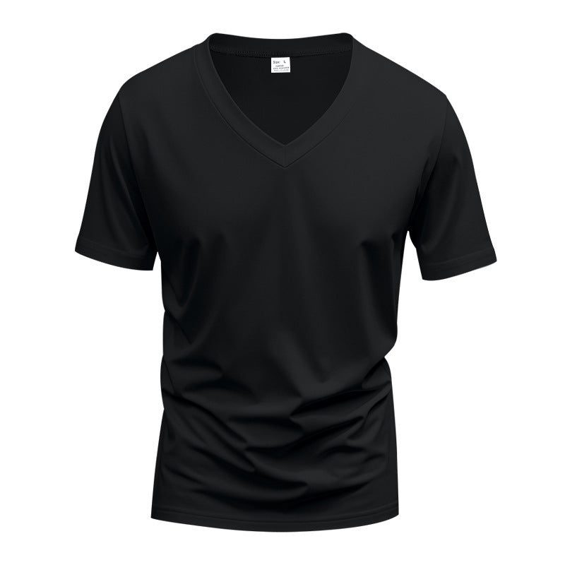 Herren Funktions-T-Shirt mit V-Ausschnitt aus atmungsaktivem Material Echoarchiv