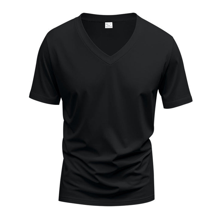 Herren Funktions-T-Shirt mit V-Ausschnitt aus atmungsaktivem Material Echoarchiv
