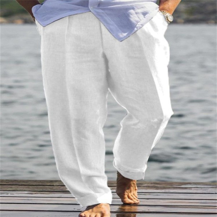 Herren luftige Leinenhose Echoarchiv