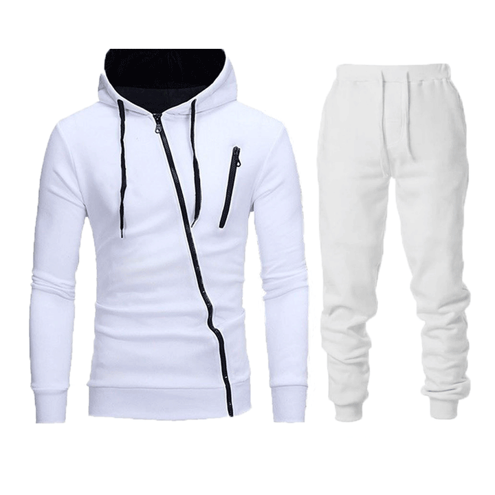 Herren Sportliches Freizeit-Set mit modernem Reißverschluss und praktischen Taschen Echoarchiv