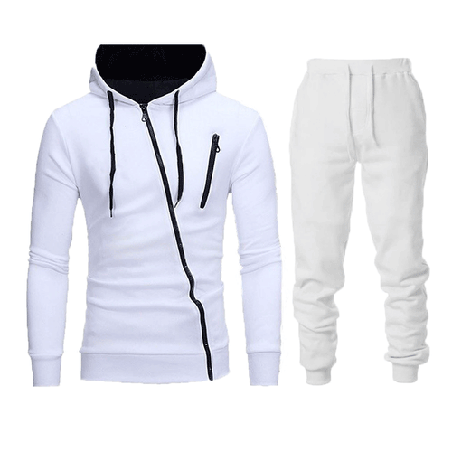 Herren Sportliches Freizeit-Set mit modernem Reißverschluss und praktischen Taschen Echoarchiv