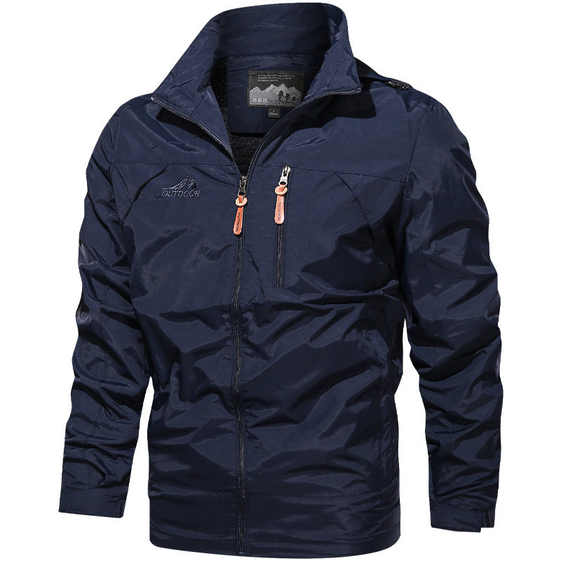 Herren Sportliche Übergangsjacke mit abnehmbarer Kapuze Echo Archiv
