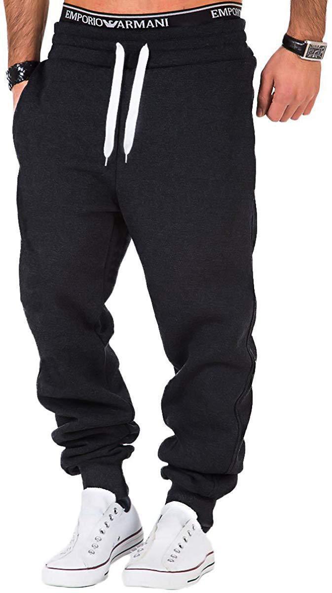 Herren Bequeme Sweatpants mit modernem Schnitt und elastischem Bund Echoarchiv