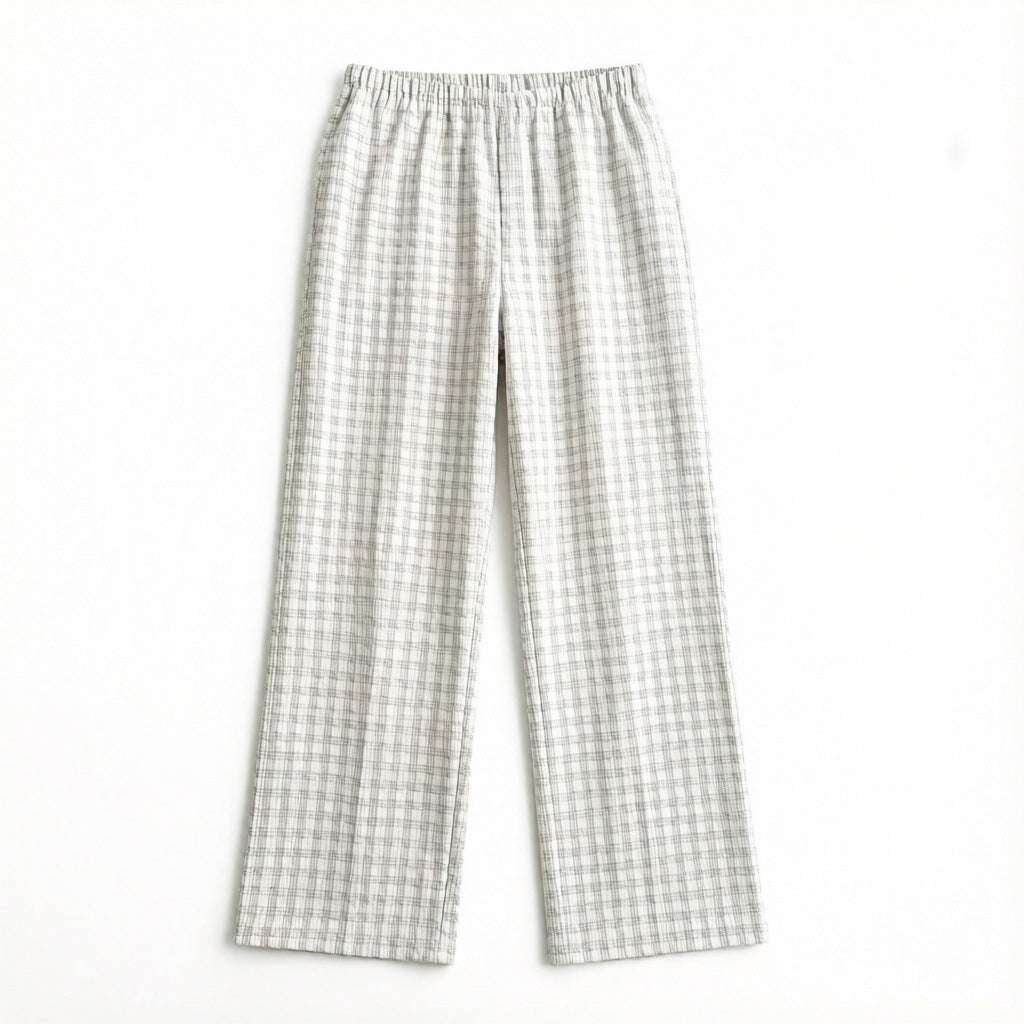 Herren Bequeme Karierter Freizeithose Echoarchiv