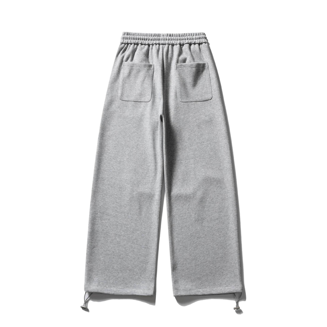 Unisex Weite Sweatpant mit Kordelzug, Kniepatch und verstellbarem Saum Echoarchiv