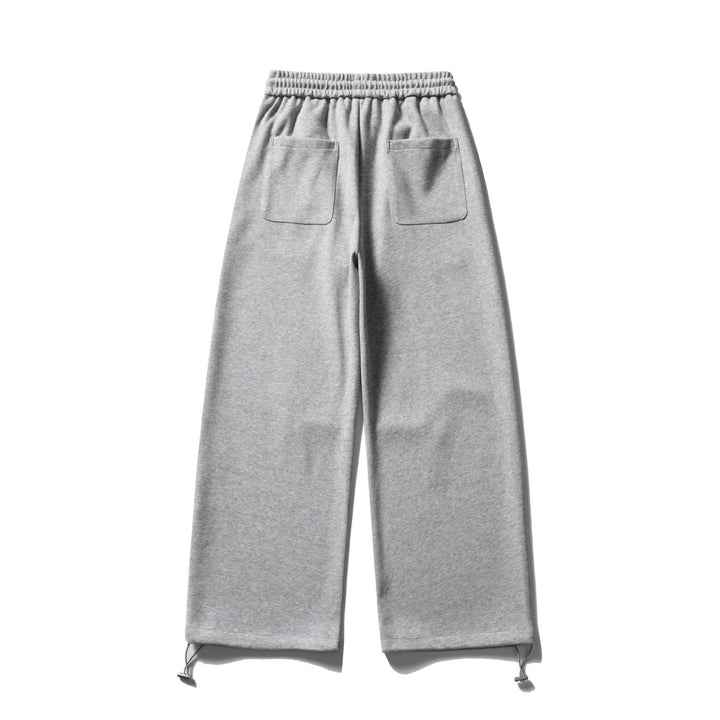 Unisex Weite Sweatpant mit Kordelzug, Kniepatch und verstellbarem Saum Echoarchiv