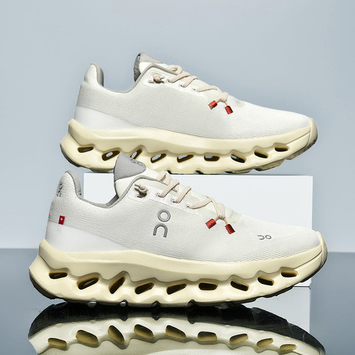 Unisex leichte Performance-Laufschuhe mit Hohlkammer-Zwischensohle und nahtlosem Strickoberteil – Tavélo