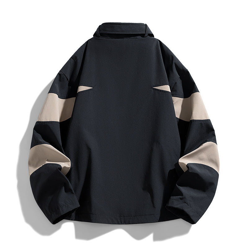 Herren Modische Sportjacke mit hohem Kragen Echo Archiv