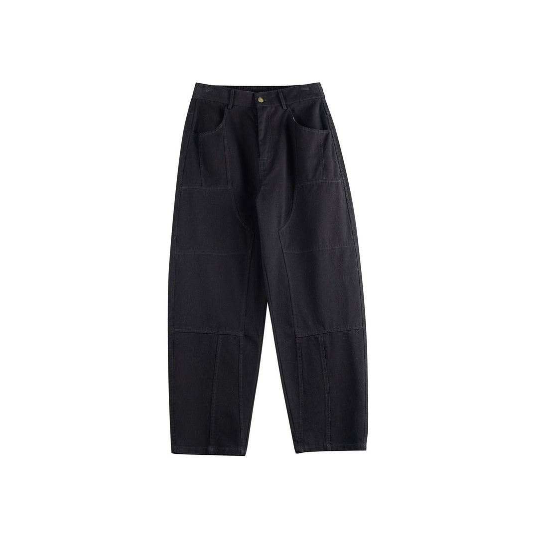 Damen Relaxed-Fit Workwear-Hose mit hoher Leibhöhe und aufgesetzten Taschen Echoarchiv