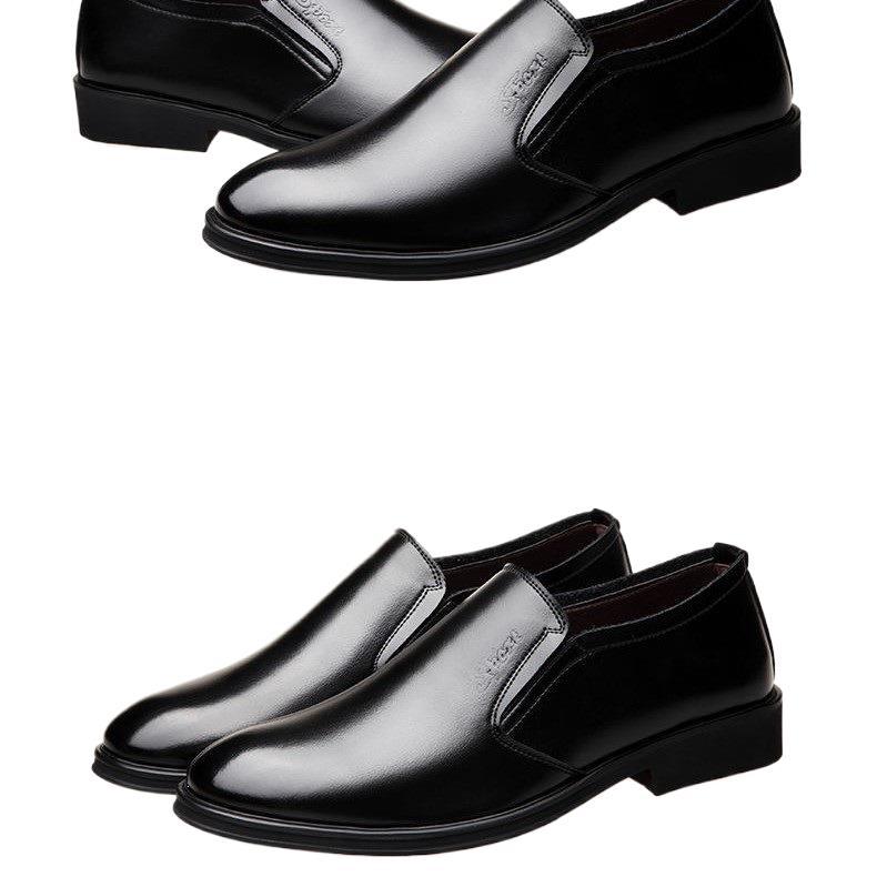 Herren Elegante und bequeme Slip-On Lederschuhe Echoarchiv