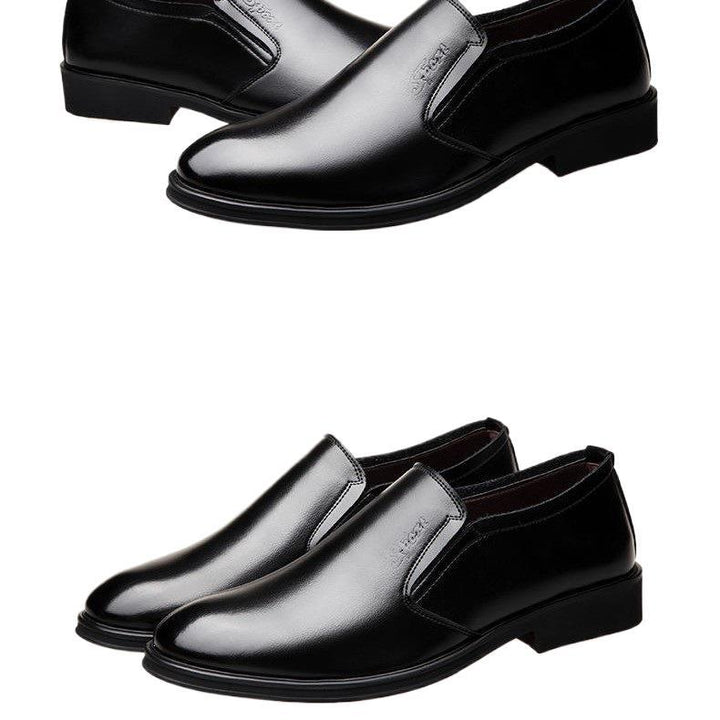 Herren Elegante und bequeme Slip-On Lederschuhe Echoarchiv