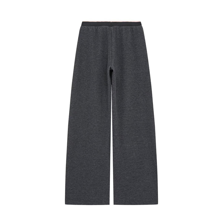 Damen Boxy-Rippstrick-Pullover mit Rundhalsausschnitt Echoarchiv