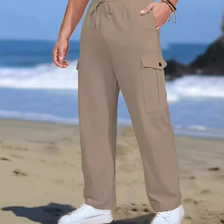 Herren Cargo-Hose mit seitlichen Taschen und verstellbarem Bund Echoarchiv