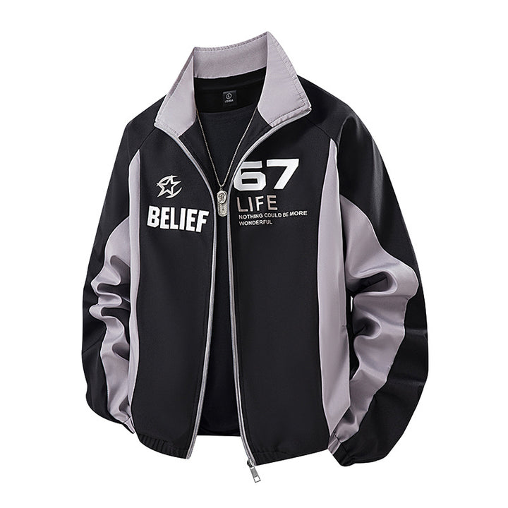 Herren Sportliche Übergangsjacke mit Reißverschluss und praktischen Taschen Echo Archiv