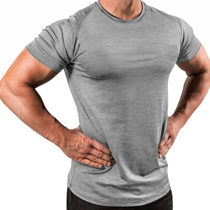 Herren Sportliches Funktionsshirt mit atmungsaktiver Textur Echoarchiv