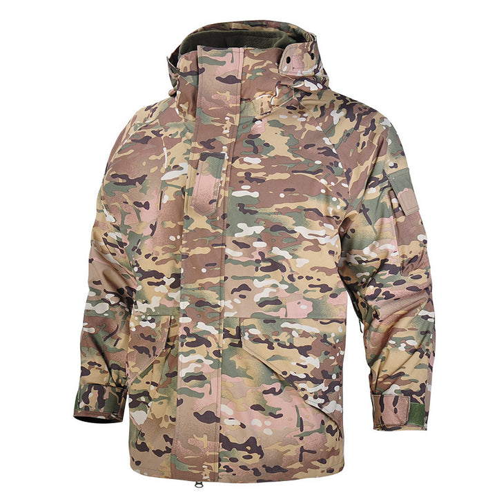 Herren wetterfeste Camouflage-Jacke Echoarchiv