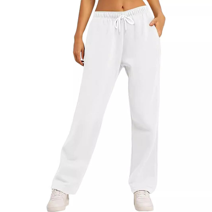 Damen bequeme Sporthose mit elastischem Bund und seitlichen Taschen Echo Archiv