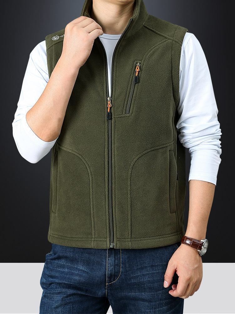 Herren Weiche Fleece-Weste Echo Archiv