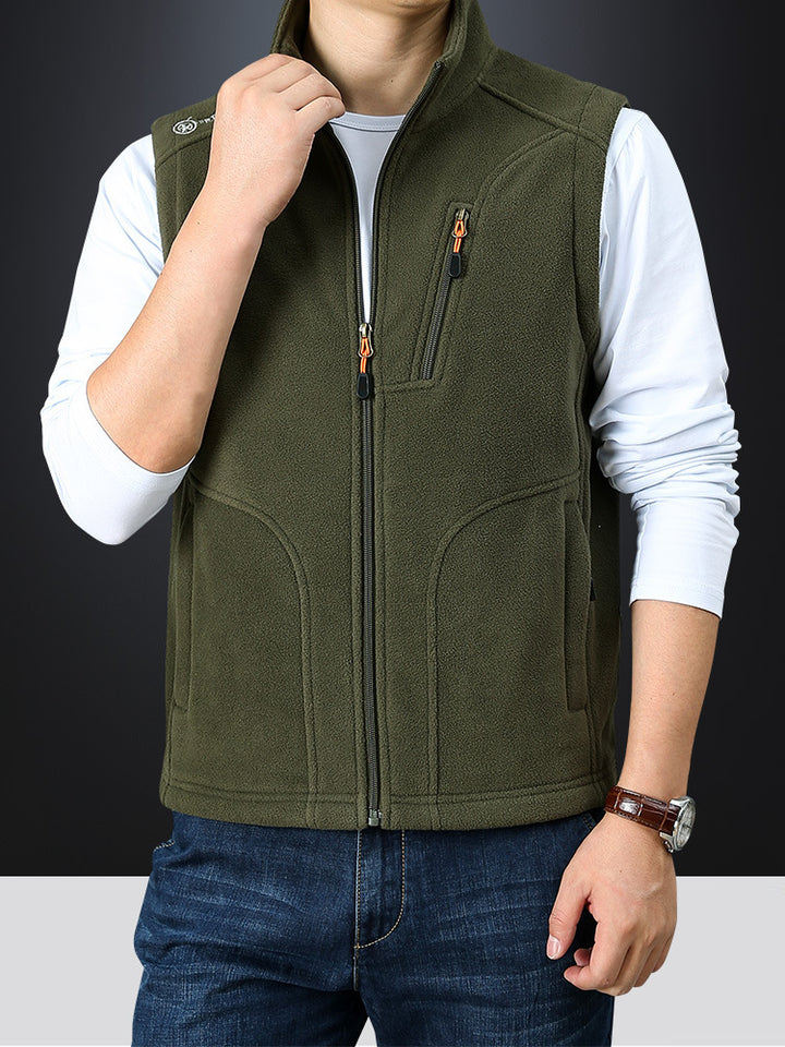 Herren Weiche Fleece-Weste Echo Archiv