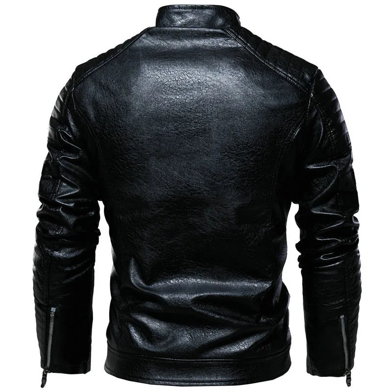Herren Modische Bikerjacke aus Leder Echo Archiv