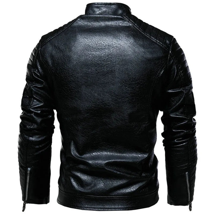 Herren Modische Bikerjacke aus Leder Echo Archiv