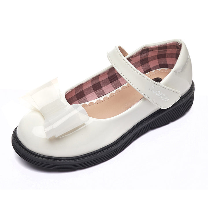 Mädchen Ballerinas mit verstellbarem Riemen und Schleifendetail Echo Archiv