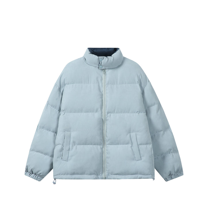 Damen Wattierte Boxy-Steppjacke mit hohem Stehkragen Echoarchiv