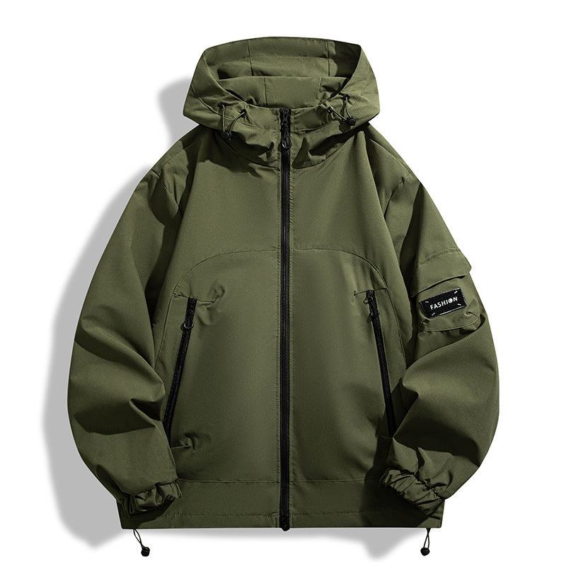 Herren Moderner Allwetter-Hoodie mit Wind- und Wasserabweisender Membran Echo Archiv