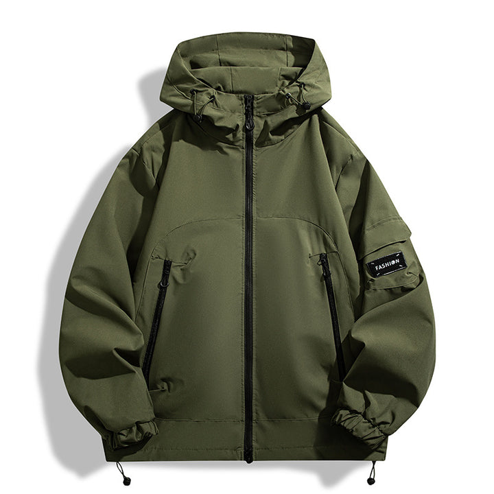 Herren Moderner Allwetter-Hoodie mit Wind- und Wasserabweisender Membran Echo Archiv